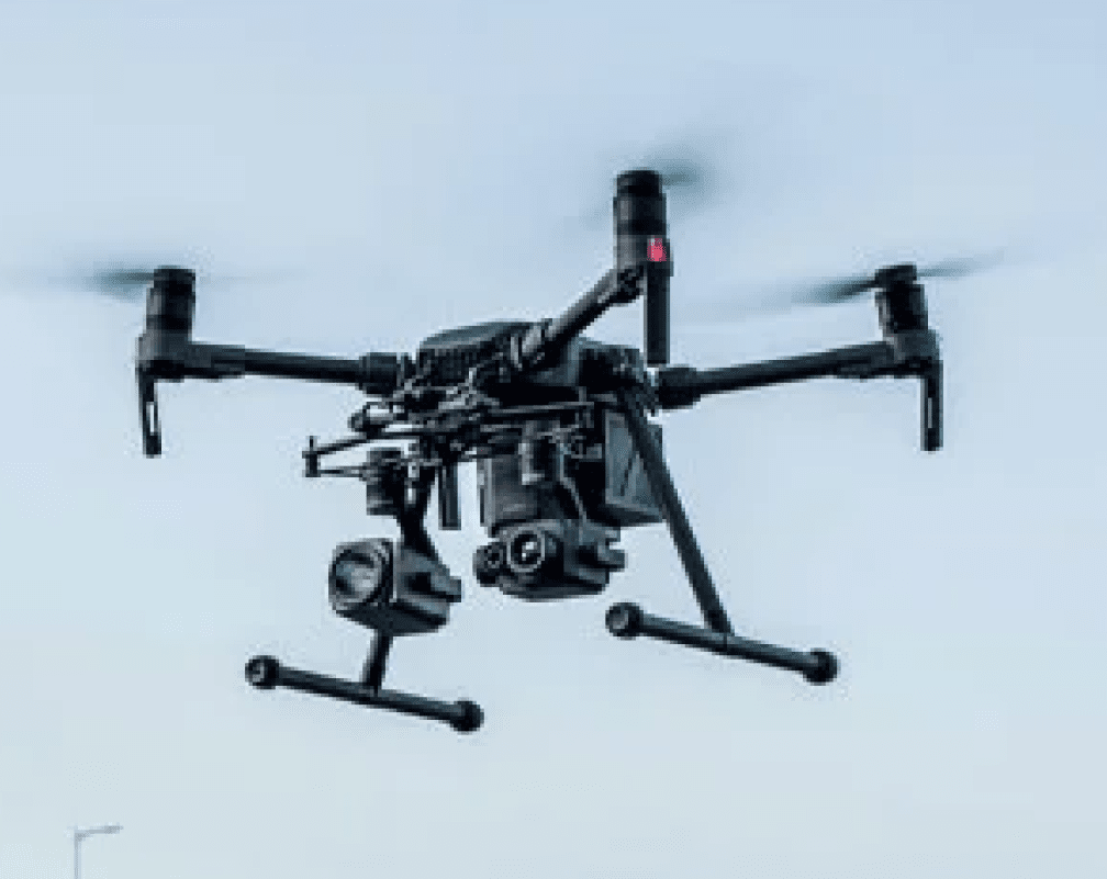 Drone flying