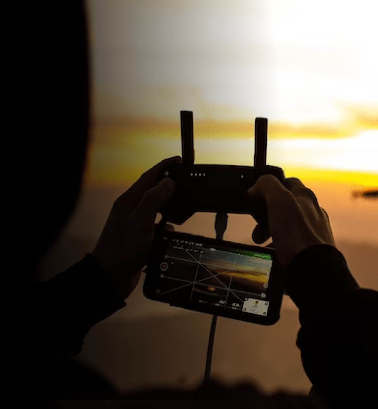 Using drone remote